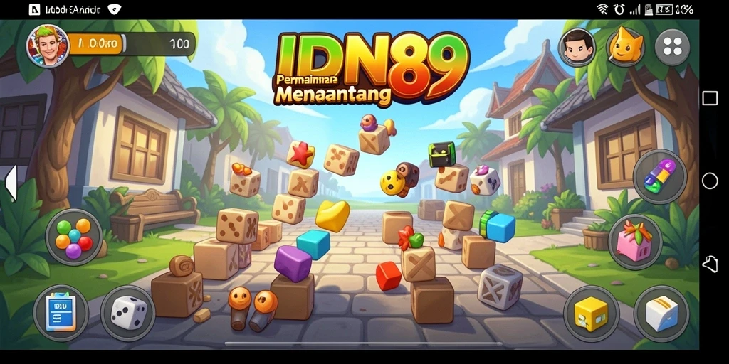 Screenshot IDN89 menampilkan gameplay Puzzle yang seru dan menantang.