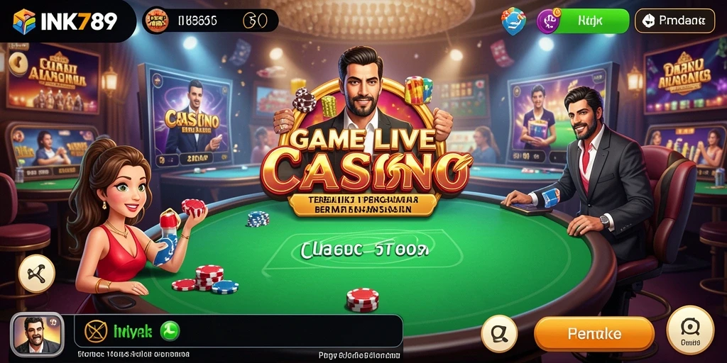 Gameplay Live Casino yang mendebarkan di INK789.