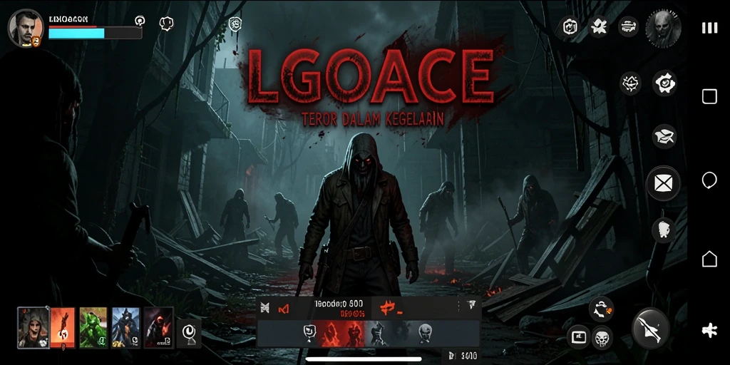 Gameplay seram dengan atmosfer menegangkan di LGOACE.