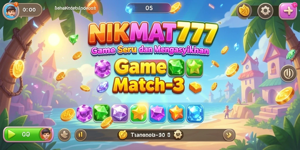 Tangkapan layar gameplay NIKMAT777 dengan warna-warni yang menarik.