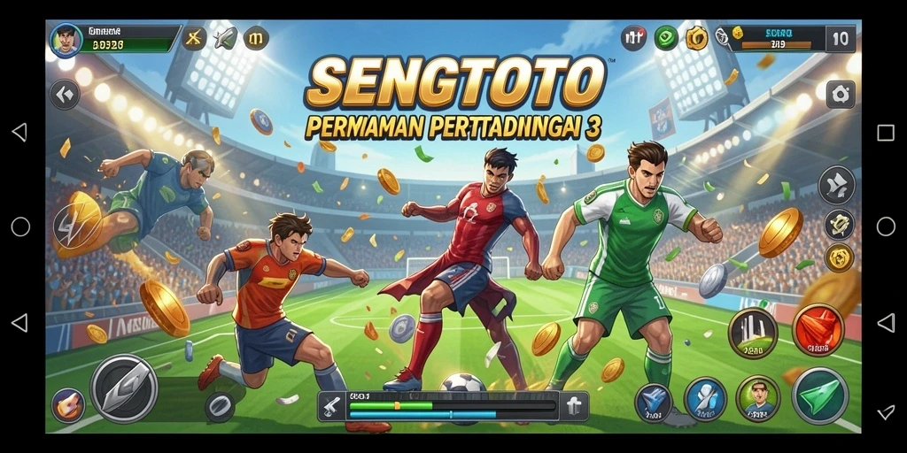 Gameplay seru di SENGTOTO dengan tantangan Match-3.